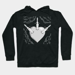 Three of Swords Hoodie